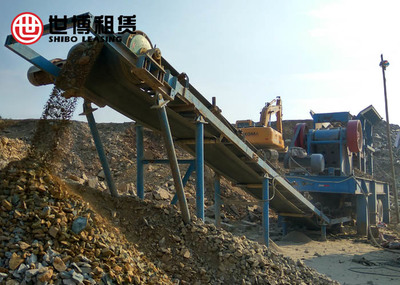 世博出租移動破碎站在湖南岳陽高速公路路基AB料加工破碎項目中的應用